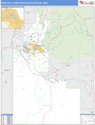 Boise City Metro Area Digital Map Basic Style